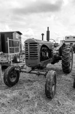 Low Ham.Somerset. Birleşik Krallık. 23 Temmuz 2023 Massey Harris 744 PD, Somerset buhar ve ülke gösterisinde.
