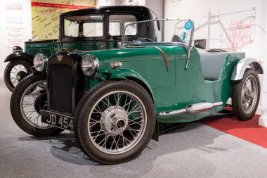 Sparkford. Somerset. Birleşik Krallık. 7 Ocak 2024. A 1931 Austin 7 Special, Somerset 'teki Haynes Motor Müzesi' nde sergileniyor.
