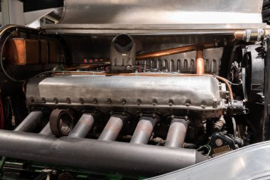 Sparkford. Somerset.Birleşik Krallık. 7 Ocak 2024.A 2001 Manchester Special, Somerset Haynes Motor Müzesi 'nde sergileniyor.