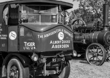 Drayton. Somerset. Birleşik Krallık. 18 Ağustos 2023. 1924 'ten kalma Süper Koruyucu Buharlı Vagon.