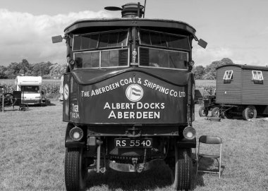 Drayton. Somerset. Birleşik Krallık. 18 Ağustos 2023. 1924 'ten kalma Süper Koruyucu Buharlı Vagon.