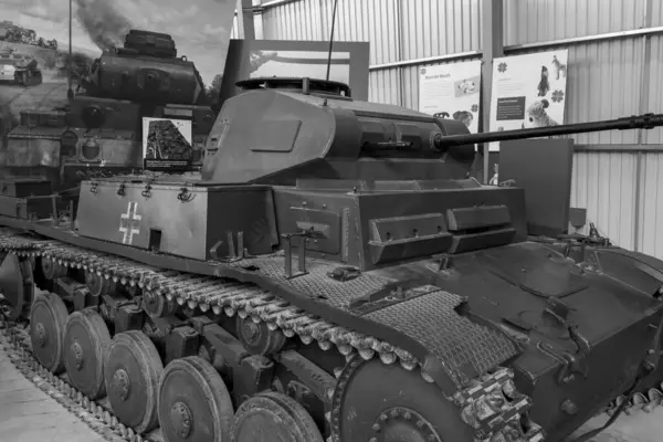 stock image Bovington.Dorset.United Kingdom.August 8th 2023.A German Panzer 2 tank from the second world war is on show at The Tank Museum in Dorset