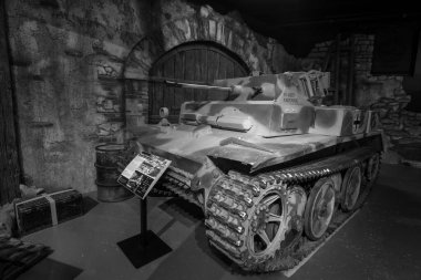 Bovington. Dorset. Birleşik Krallık. 8 Ağustos 2023. Panzer 2 tankı ikinci dünya savaşından kalma.