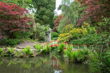 Biddulph.Staffordshire.Birleşik Krallık 1 Haziran 2023 Biddulph Grange 'deki Çin Bahçesinin Fotoğrafı