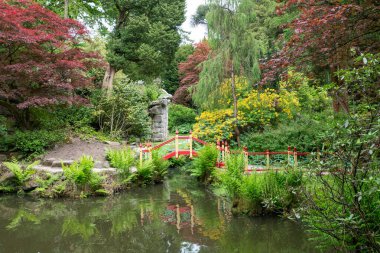 Biddulph.Staffordshire.Birleşik Krallık 1 Haziran 2023 Biddulph Grange 'deki Çin Bahçesinin Fotoğrafı