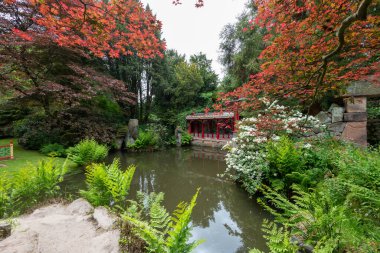 Biddulph.Staffordshire. Birleşik Krallık. 1 Haziran 2023. Çin tapınağının Biddulph Grange 'deki resmi.