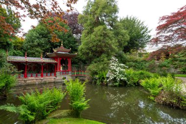 Biddulph.Staffordshire. Birleşik Krallık. 1 Haziran 2023. Çin tapınağının Biddulph Grange 'deki resmi.