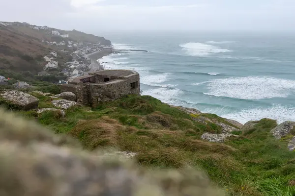 stock image Landscape photo of Sennen Cove on the Cornish coast