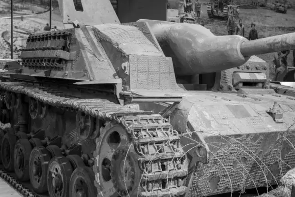 stock image Bovington.Dorset.United Kingdom.February 25th 2024.A Stug 3 tank from world war two is on show at the Tank Museum in Dorset