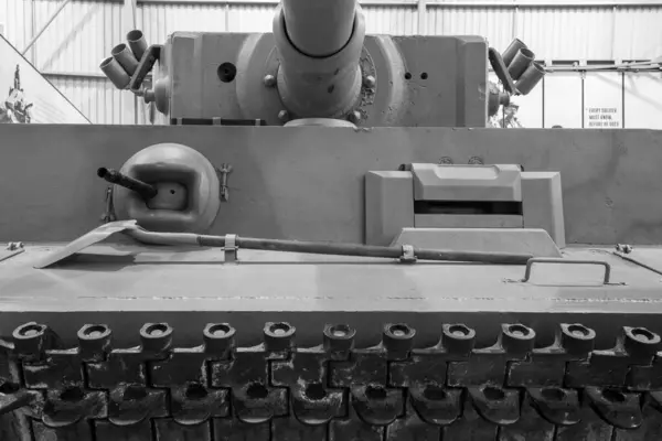 stock image Bovington.Dorset.United Kingdom.February 25th 2024.A Tiger tank from world war two is on show at the Tank Museum in Dorset