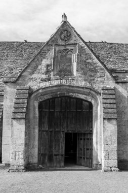 Glastonbury.Somerset.United Kingdom.March 24th 2024.Photo of the tithe barn at Somerset Rural Life Museum in Glastonbury clipart