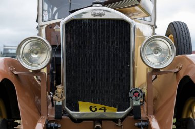 Low Ham.Somerset.Birleşik Krallık. 20 Temmuz 2024.1929 'dan kalma Humber 9 / 28 hafif turisti Somerset Steam and Country Show' da sergileniyor.