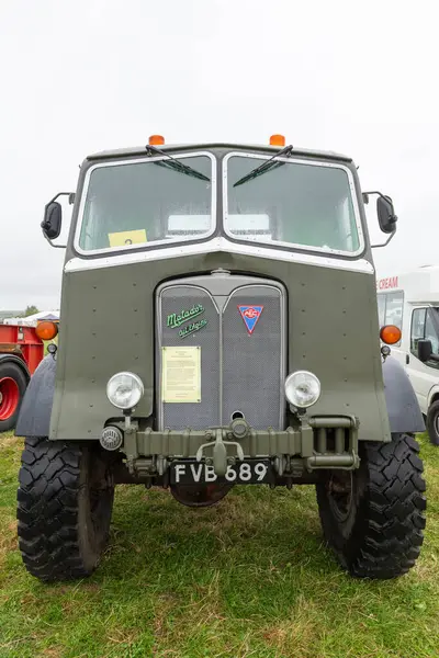 stock image Low Ham.Somerset.United Kingdom.July 20th 2024.An AEC Matador from 1942 is on show at the Somerset Steam and Country Show