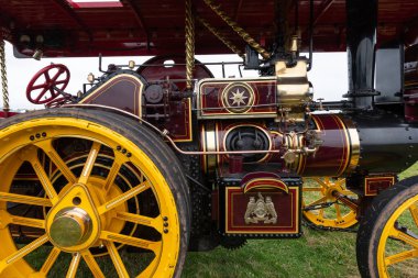 Low Ham.Somerset. Birleşik Krallık. 20 Temmuz 2024 1927 Fowler Showman 'ın Jubilee adlı motoru Somerset Steam and Country Show' da sergileniyor.
