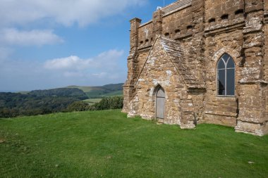 St Catherines chapel in Abbotsbury on the Jurassic coast in Dorset clipart