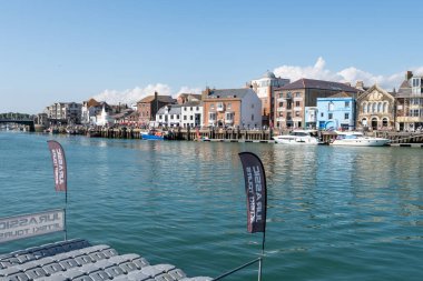 Weymouth.Dorset.United Kingdom.September 21st 2024.Photo of Weymouth harbour on the Jurassic coast in Dorset clipart