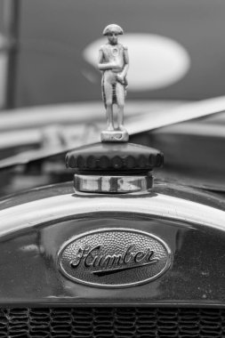 Low Ham.Somerset.Birleşik Krallık. 20 Temmuz 2024.1929 'dan kalma Humber 9 / 28 hafif turisti Somerset Steam and Country Show' da sergileniyor.