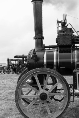 Low Ham.Somerset. Birleşik Krallık. 20 Temmuz 2024. 1910 model Herkül adındaki Mclaren çekici motoru Somerset Steam and Country Show 'da sergileniyor.