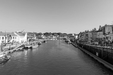 Weymouth. Dorset. Birleşik Krallık. 21 Eylül 2024. Dorset 'teki Jurassic sahilinde Weymouth limanının fotoğrafı.