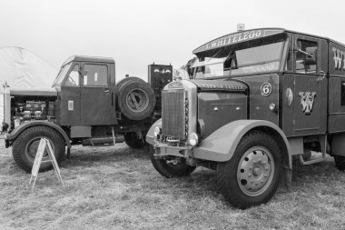 Low Ham.Somerset. Birleşik Krallık. 20 Temmuz 2024. 1948 'den bir Scammell gösterisi Somerset Steam and Country Show' da.