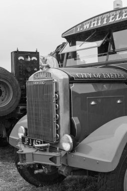 Low Ham.Somerset. Birleşik Krallık. 20 Temmuz 2024. 1948 'den bir Scammell gösterisi Somerset Steam and Country Show' da.