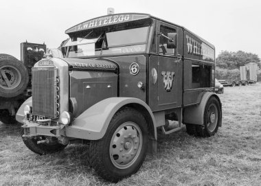 Low Ham.Somerset. Birleşik Krallık. 20 Temmuz 2024. 1948 'den bir Scammell gösterisi Somerset Steam and Country Show' da.