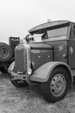 Low Ham.Somerset.United Kingdom.July 20th 2024.A Scammell showtrac from 1948 is on show at the Somerset Steam and Country Show clipart