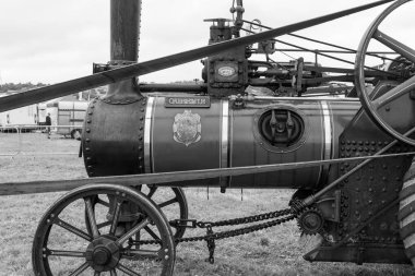 Low Ham.Somerset.Birleşik Krallık 20 Temmuz 2024.A 1917 Ruston 'u restore etti ve Queenie adlı proctor genel amaçlı motor Somerset Steam and Country Show' da sergileniyor.