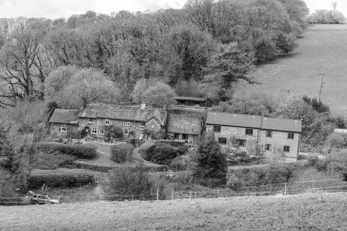 Tarr Steps. Somerset. Birleşik Krallık. 28. 2024 Tarr Farm Inn 'in Exmoor Ulusal Parkı Tarr Basamakları' ndaki fotoğrafı.