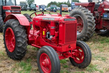 Haselbury Plucknet. Somerset. Birleşik Krallık. 17 Ağustos 2024 Uluslararası McCormick W14 restore edildi.