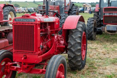 Haselbury Plucknet. Somerset. Birleşik Krallık. 17 Ağustos 2024 Uluslararası McCormick W14 restore edildi.