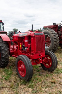 Haselbury Plucknet. Somerset. Birleşik Krallık. 17 Ağustos 2024 Uluslararası McCormick W14 restore edildi.