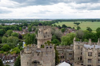 Warwick. Warwickshire. Birleşik Krallık. 30 Mayıs 2022 Warwickshire 'daki Warwick şatosunun fotoğrafı.