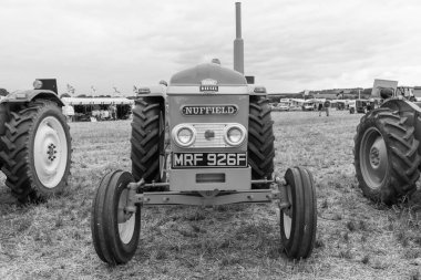 Haselbury Plucknet. Somerset. Birleşik Krallık. 17 Ağustos 2024. 1968 'den Nuffield 4 / 65 restore edilmiş.