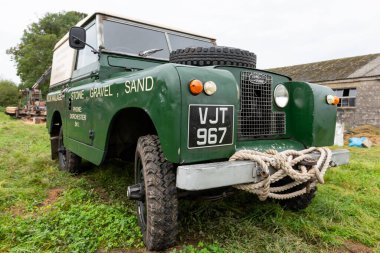 Dorchester.Dorset.United Kingdom.September 7th 2024.A series 2 land Rover is on show at the Dorset county show clipart