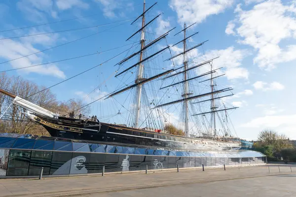 Greenwich. Londra. 1 Aralık 2022 'de Greenwich' teki Cutty Sark 'ın fotoğrafı.