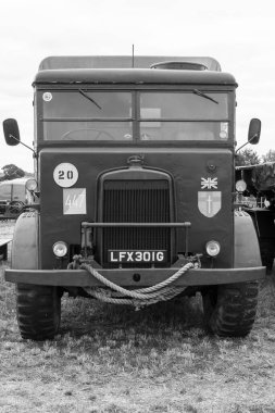 Haselbury Plucknet. Somerset. Birleşik Krallık. 17 Ağustos 2024. Leyland Hippo kargo kamyonu 1969 'dan kalma.