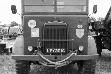 Haselbury Plucknet. Somerset. Birleşik Krallık. 17 Ağustos 2024. Leyland Hippo kargo kamyonu 1969 'dan kalma.