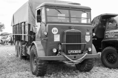 Haselbury Plucknet. Somerset. Birleşik Krallık. 17 Ağustos 2024. Leyland Hippo kargo kamyonu 1969 'dan kalma.