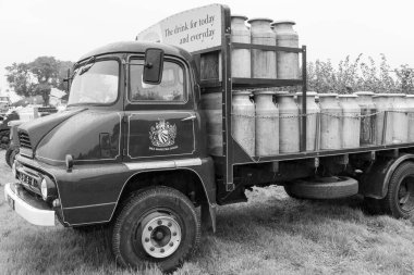 Dorchester.Dorset.United Kingdom.Ekimin 7 'si 2024.A restore edilmiş Thames Trader Dorset County şovunda sergileniyor.