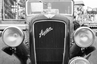 Dorchester. Dorset.Birleşik Krallık. 7 Eylül 2024. 1935 'ten bir Austin Ascot salonu Dorset County Show' da sergileniyor.