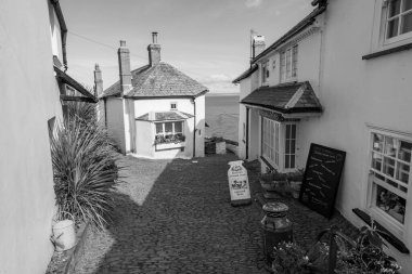 Clovelly. Devon. Birleşik Krallık. 28 Eylül 2024. Clovelly Köyü 'nün fotoğrafı. Kuzey Devon kıyısında.