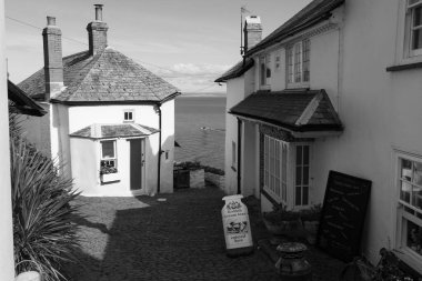 Clovelly. Devon. Birleşik Krallık. 28 Eylül 2024. Clovelly Köyü 'nün fotoğrafı. Kuzey Devon kıyısında.