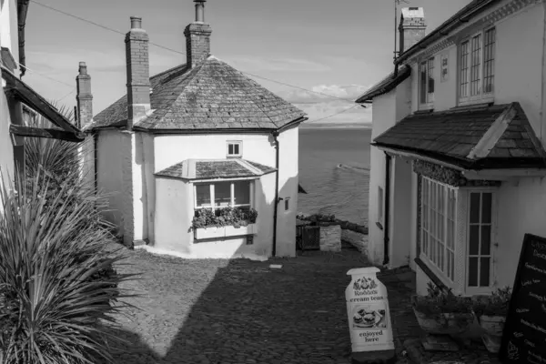 Clovelly. Devon. Birleşik Krallık. 28 Eylül 2024. Clovelly Köyü 'nün fotoğrafı. Kuzey Devon kıyısında.