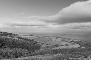 Porlock Common, Exmoor Natioanl Park 'taki Porlock Hill' in tepesinde.