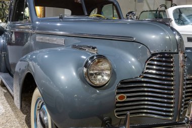 Sparkford.Somerset.Birleşik Krallık. 12 Ocak 2025. 1940 tarihli Buick Serisi 40 2 kapılı coupe Somerset 'teki Haynes Motor Müzesi' nde sergilenmektedir.