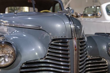 Sparkford.Somerset.Birleşik Krallık. 12 Ocak 2025. 1940 tarihli Buick Serisi 40 2 kapılı coupe Somerset 'teki Haynes Motor Müzesi' nde sergilenmektedir.