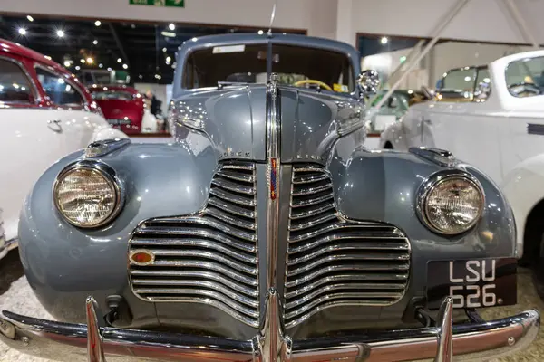 Sparkford.Somerset.Birleşik Krallık. 12 Ocak 2025. 1940 tarihli Buick Serisi 40 2 kapılı coupe Somerset 'teki Haynes Motor Müzesi' nde sergilenmektedir.