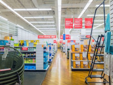 New Hartford, New York - 9 Kasım 2022: Bed Bath ve Beyond Store Interior 'un 