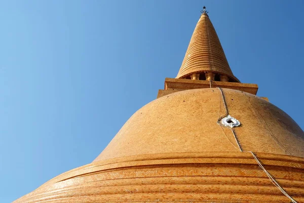 Phra Pathom Chedi Найвища Ступа Світі Розташована Провінції Накхон Патом — стокове фото